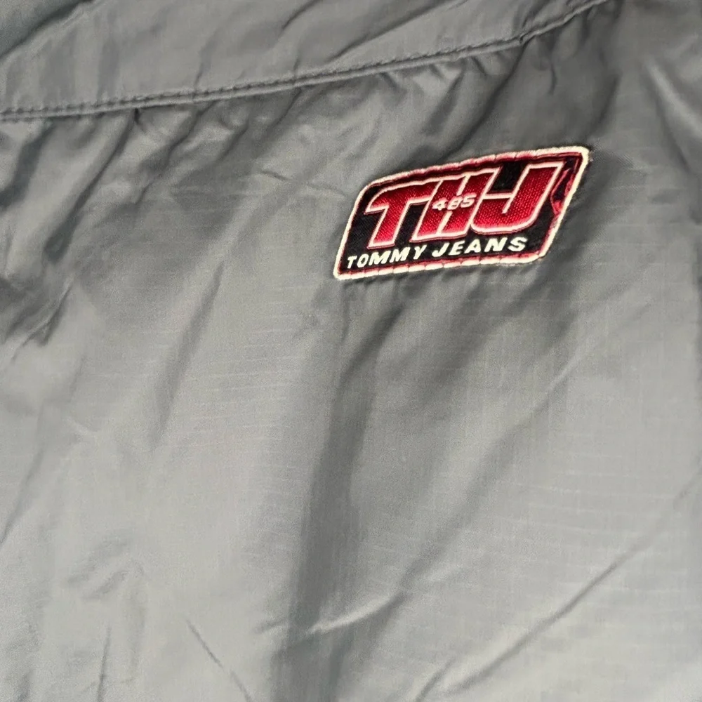 Tommy Jeans Tommy Hilfiger Windbreaker Swishy Track Pants Size Large Sporty 90’s